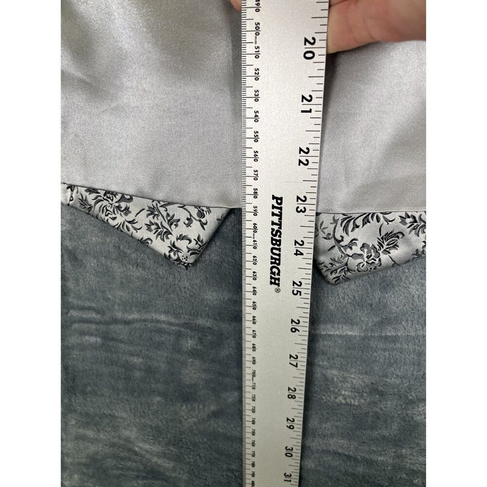 Taylor & Wright Silver Floral Patterned Waistcoat… - image 8